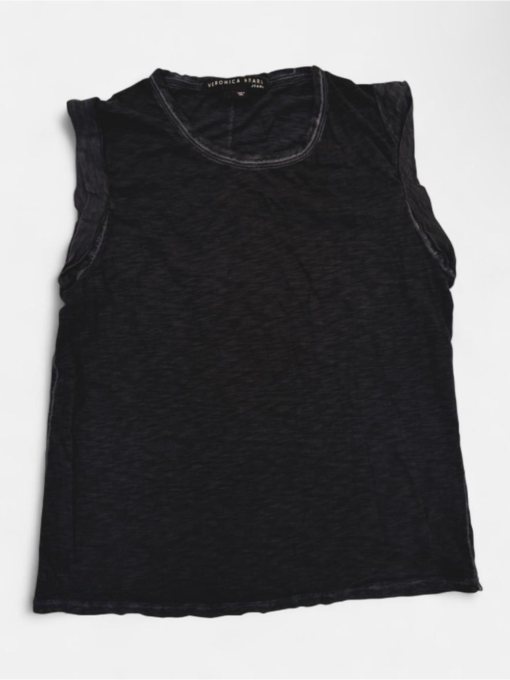 Veronica Beard Jeans Dree Muscle Tee Navy Size L – Retail $138
